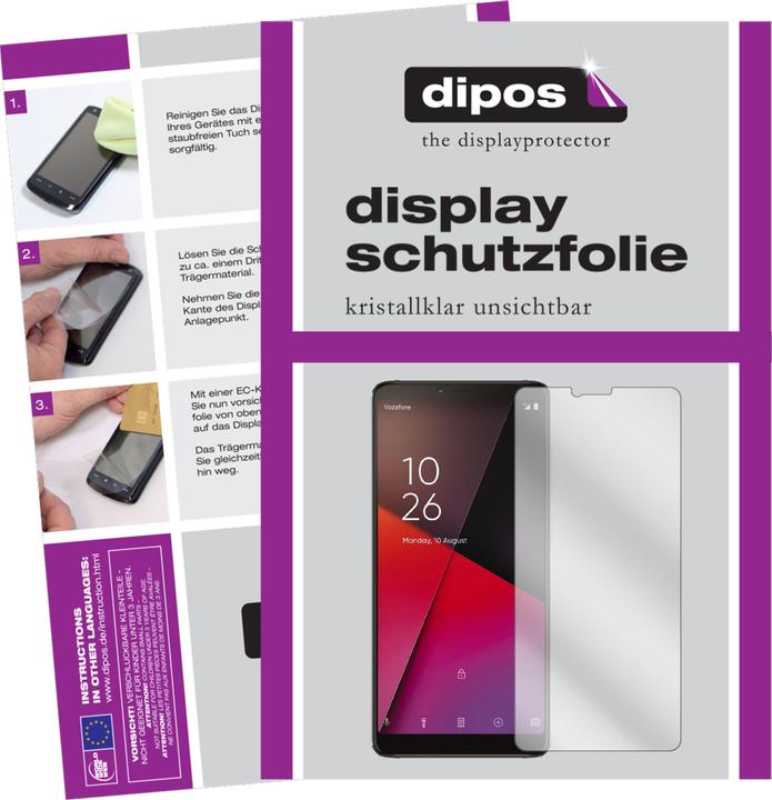 Actual product image Dipos Screen Protector Crystalclear (5 Piece, Vodafone Smart X9)