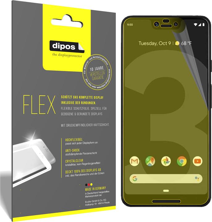 Image du produit Dipos Film de Protection d’écran Full-Cover 3D (3 pièce(s), HTC Exodus 1)