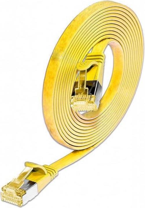 Image du produit Wirewin Câble patch Slim : U/FTP, 3.0m, jaune (U/FTP, CAT6a, 3 m)