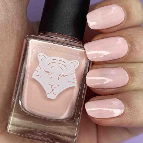 Produktbild All Tigers Veganer & natürlicher Nagellack (102 Rose Petal Pink, Farblack)