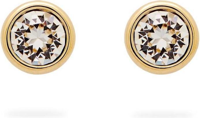 Actual product image Swarovski Imber stud earrings round cut white gold (Swarovski Metal)