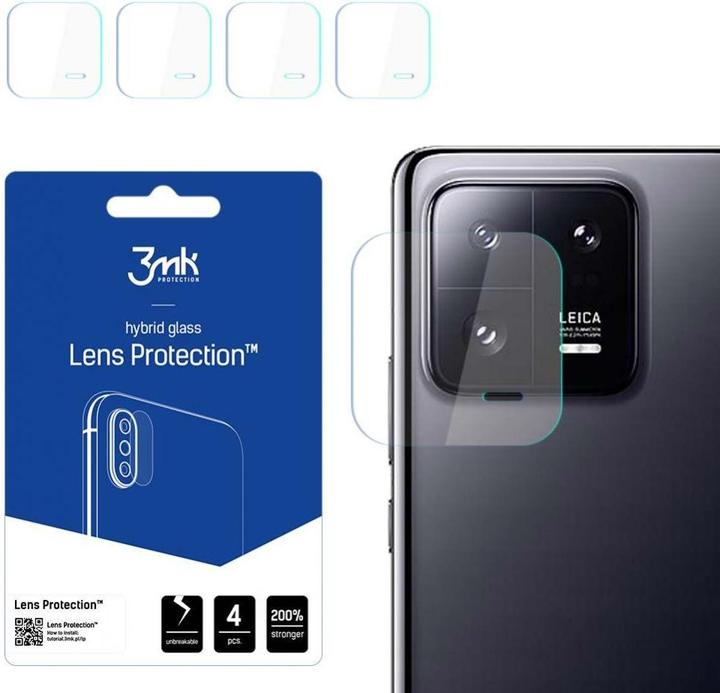 Actual product image 3MK Camera protection glass, camera glass (1 Piece, Xiaomi 13 Pro)