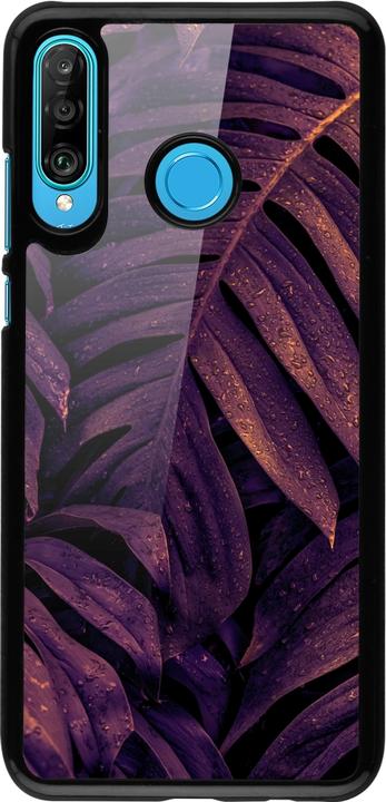 Actual product image PhoneLook Coque Purple Light Leaves (Huawei P30 Lite)