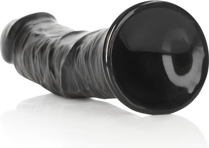 Actual product image RealRock Curved Realistic Dildo with Suction Cup - 9"/ 23 cm