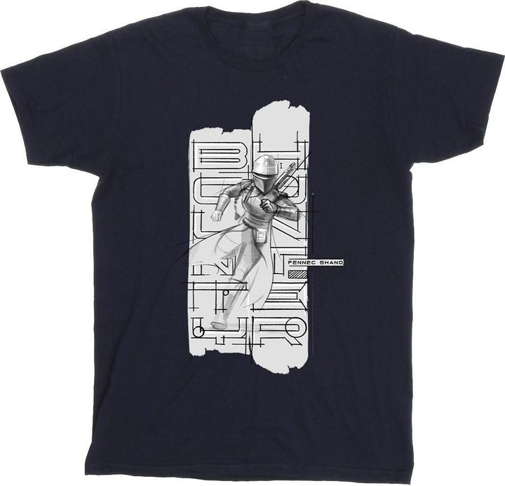 Produktbild Star Wars The Book Of Boba Fett Fennec Illustration TShirt (3XL)