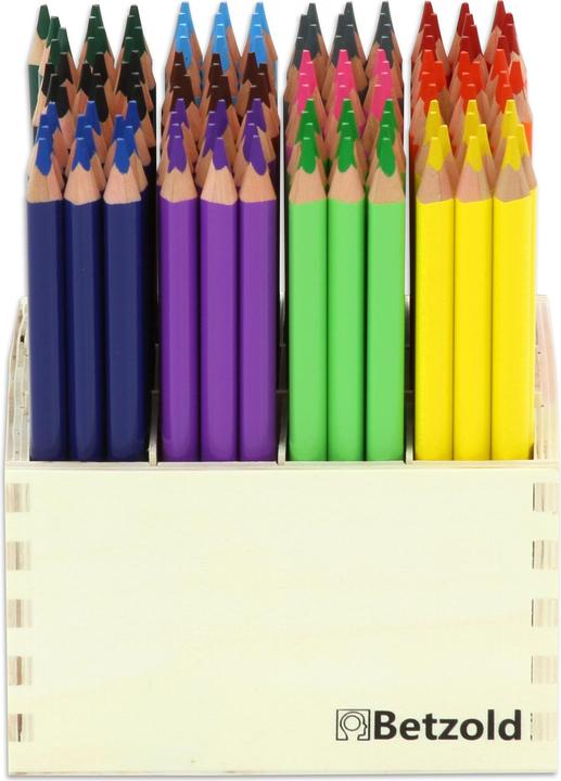 Produktbild Betzold 144 dicke Dreikantstifte, 17,5 cm lang (Mehrfarbig, 1 x)