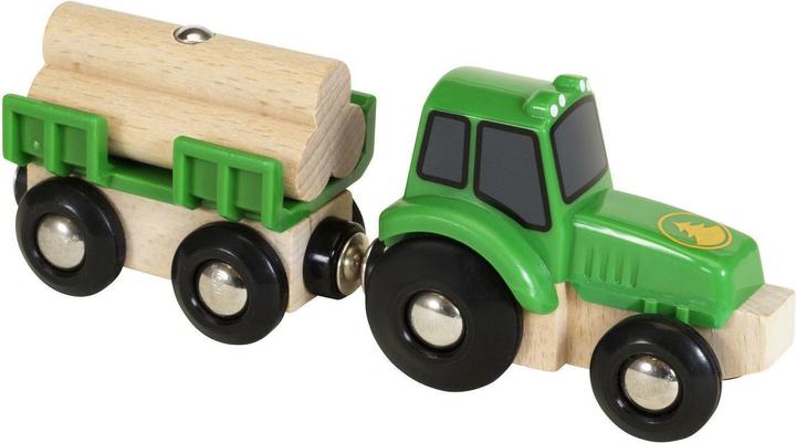 Brio Holz Traktor mit Ladung