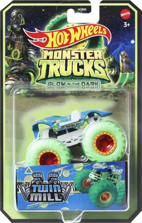 Actual product image Hot Wheels Jeep Glowing in the dark