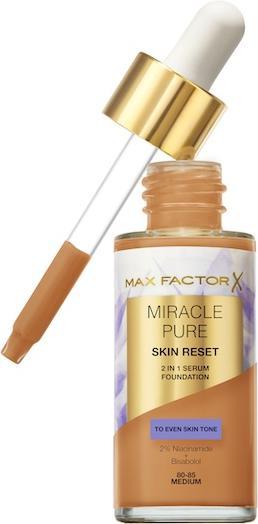 Produktbild Max Factor Miracle Pure Skin Reset 2in1 Serum Foundation - Makeup 30 ml 80-85 Medium (80-85 Medium)