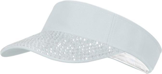 Wilbers Sonnenvisier Cap mit Strass weiss (One Size)