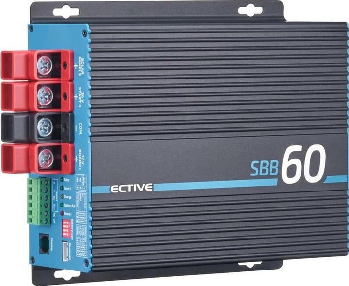 Produktbild Ective SBB60 Ladebooster 12V 60A mit 30A Solar-Laderegler Wohnmobil AGM LiFePO4