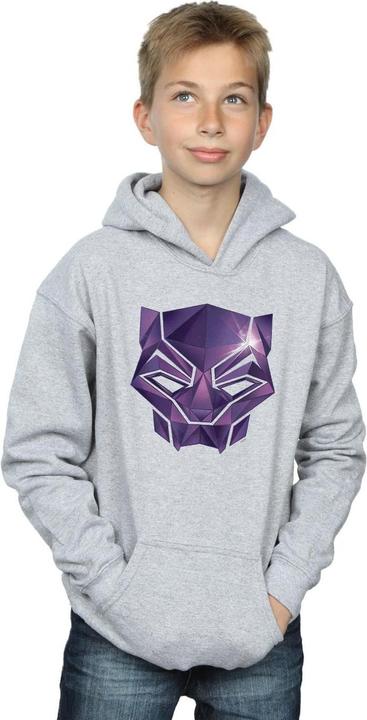 Immagine prodotto Avengers Infinity War Black Panther Geometric Felpa con Cappuccio Ragazzi (152, 158)