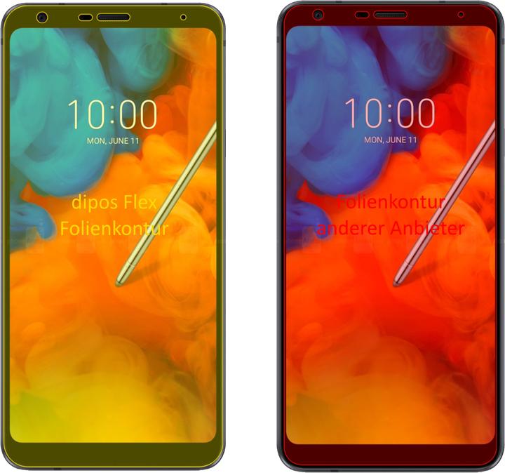 Image du produit Dipos Film de Protection d’écran Full-Cover 3D (2 pièce(s), LG Q8 2018)