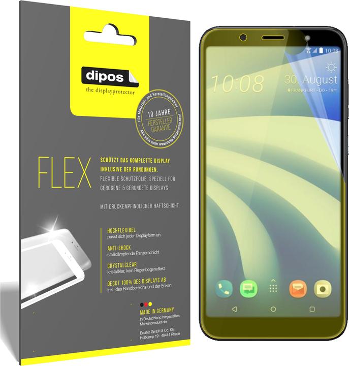 Immagine prodotto Dipos Pellicola Protettiva Full-Cover 3D (2 Pezzo/i, HTC U12 Life)