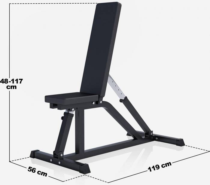Actual product image Gorilla Sports Multi flat bench