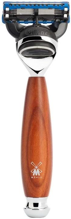 Actual product image Mühle Shaving set, 4-piece with bowl, shaving brush with black fibre, 5-blade razor (Shaving brush)