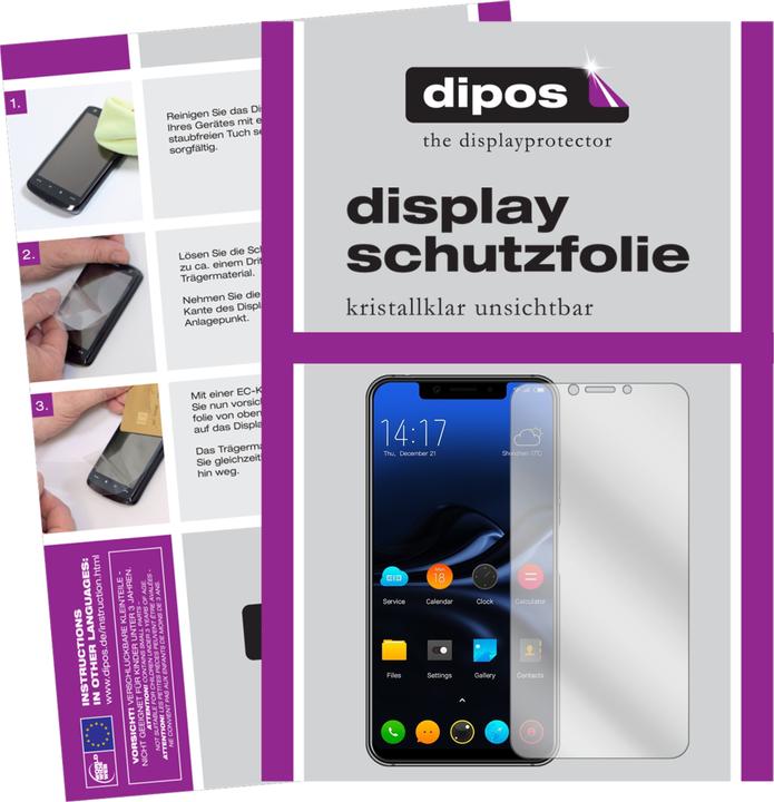 Produktbild Dipos Displayschutzfolie Crystalclear (1 Stück, Elephone A4)
