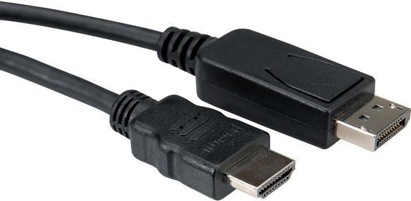 Produktbild Roline DisplayPort — HDMI (Typ A) (4.50 m, DisplayPort, HDMI)