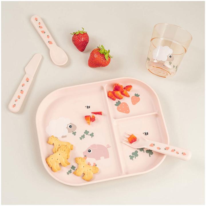 Produktbild Done by Deer Kinderteller & Breischalen Esslern-Teller mit Unterteilung Foodie -