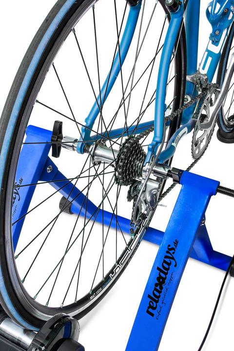 Actual product image Relaxdays Bicycle roller trainer