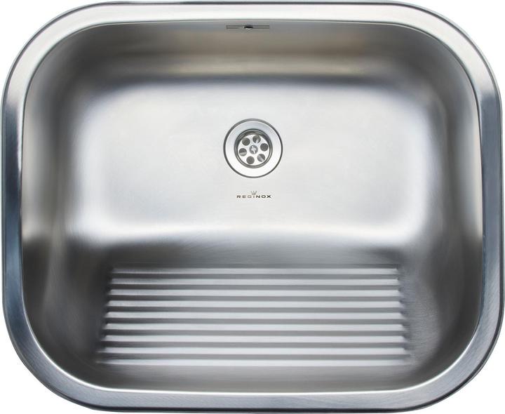 Produktbild Reginox Spülbecken, Edelstahl Küchenspüle Ottawa OSP Wandmontage, 50x40 cm R04029 (Spülbecken Zubehör, 22.50 cm, 55 cm)