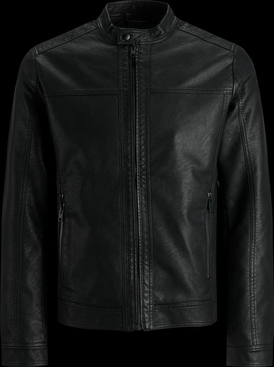 Jack & Jones Klassische Kunstlederjacke