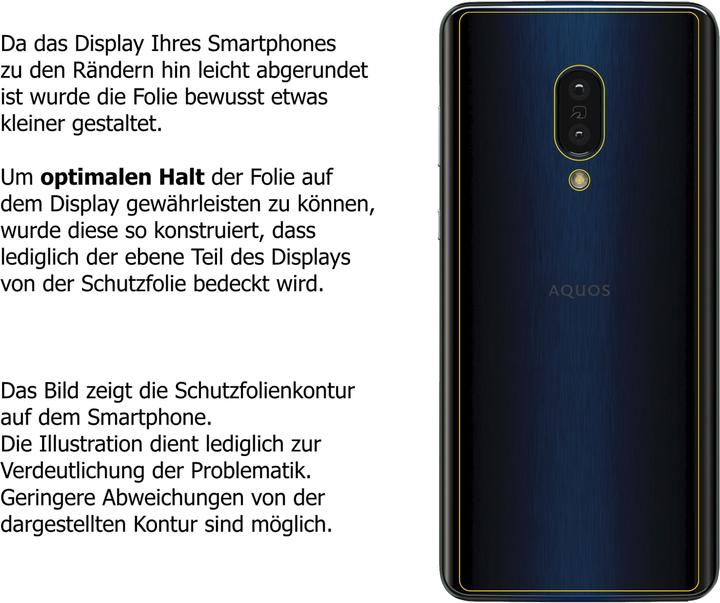 Produktbild Dipos Displayschutzfolie Crystalclear (5 Stück, Sharp Aquos Zero 2)