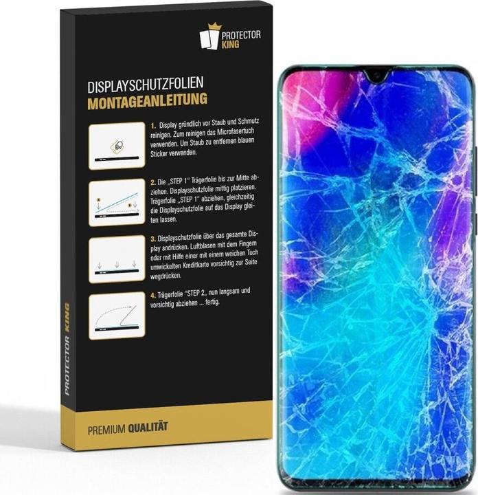 Actual product image Protectorking 6x Panzerfolie Anti-Shock matt entspiegelt (6 Piece, Huawei P30 Lite)