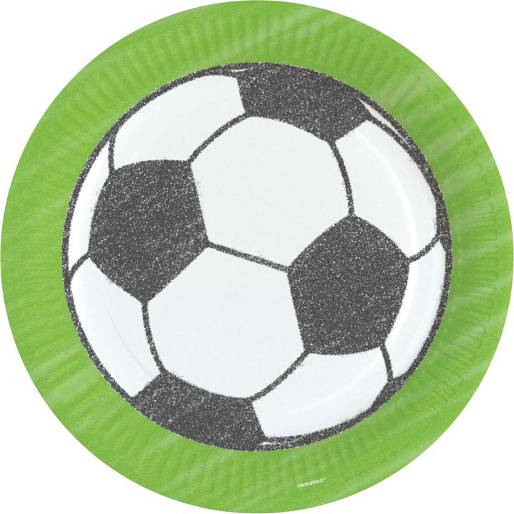Amscan Festa del calcio a piastre (8 x)