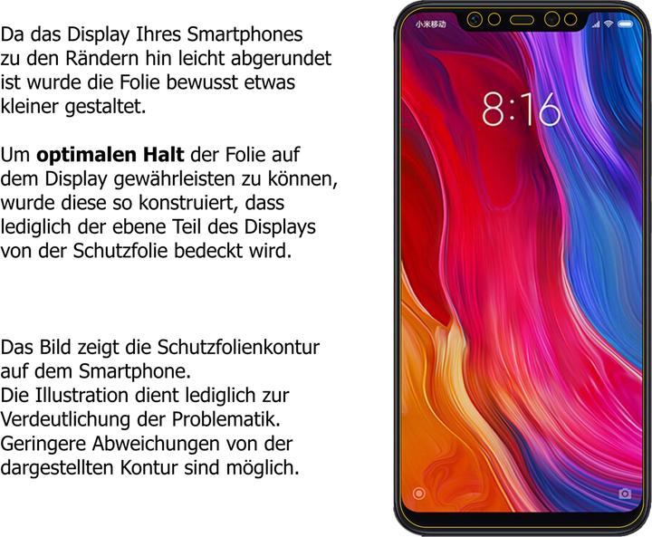 Immagine prodotto Dipos Pellicola Protettiva Anti-Shock (2 Pezzo/i, Xiaomi Mi 8 Explorer)