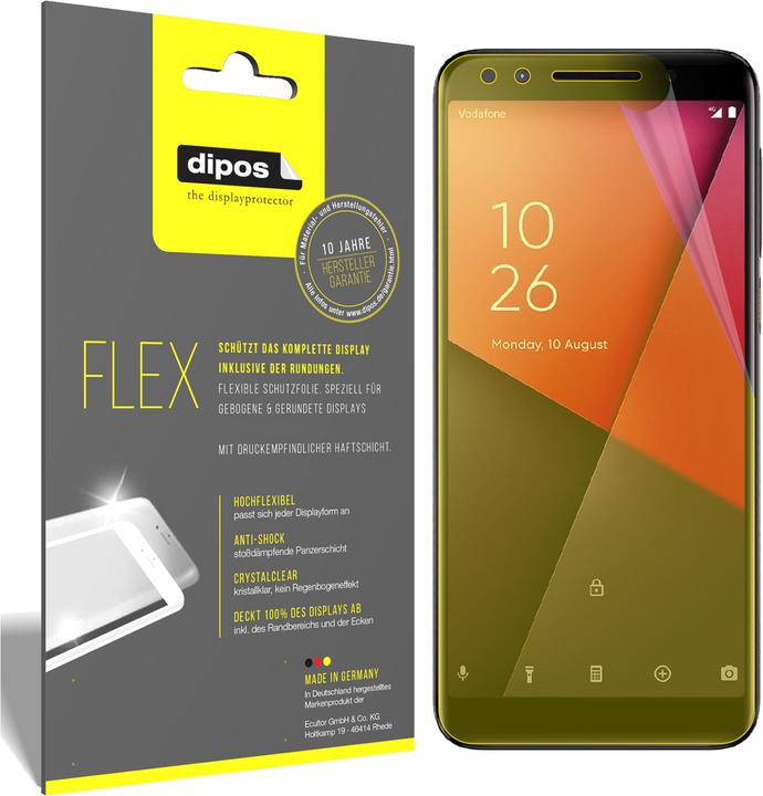 Immagine prodotto Dipos Pellicola Protettiva Full-Cover 3D (3 Pezzo/i, Vodafone Smart N9)