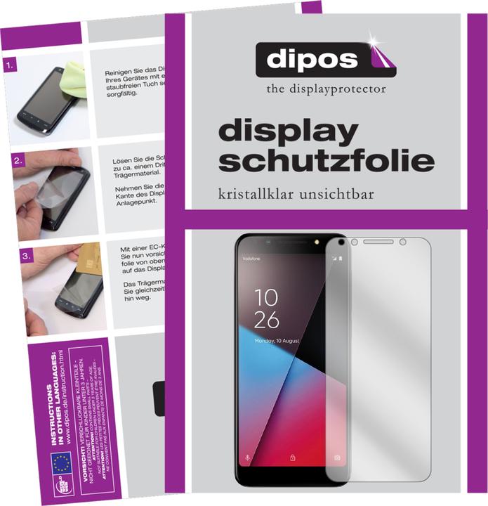Actual product image Dipos Screen Protector Crystalclear (1 Piece, Vodafone Smart N9 Lite)