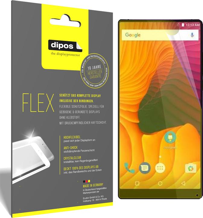 Produktbild Dipos Displayschutzfolie Full-Cover 3D (3 Stück, Vernee Mix 2)