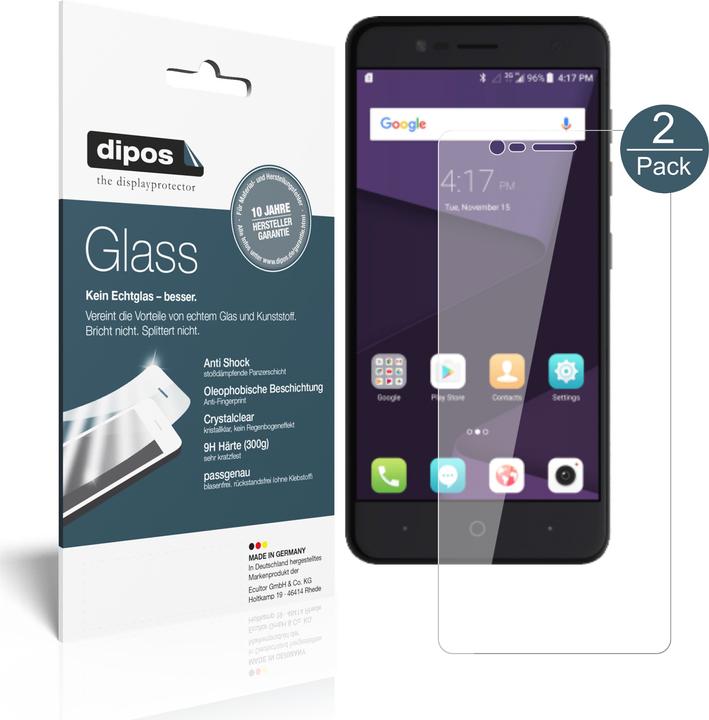 Produktbild Dipos Displayschutz Anti-Shock (2 Stück, ZTE Blade V8 Mini)