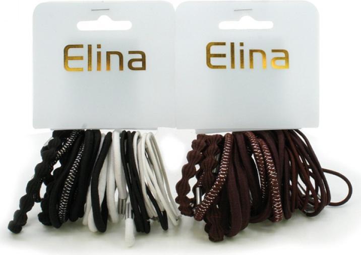 Magni Haargummis Elina 24er schwarz/braun (Haargummi)