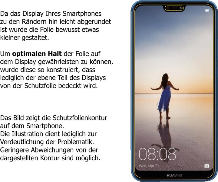 Immagine prodotto Dipos Pellicola Protettiva Antiriflesso (2 Pezzo/i, Huawei P20 Lite)