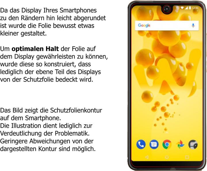 Immagine prodotto Dipos Pellicola Protettiva Antiriflesso (2 Pezzo/i, Wiko View 2 Pro)