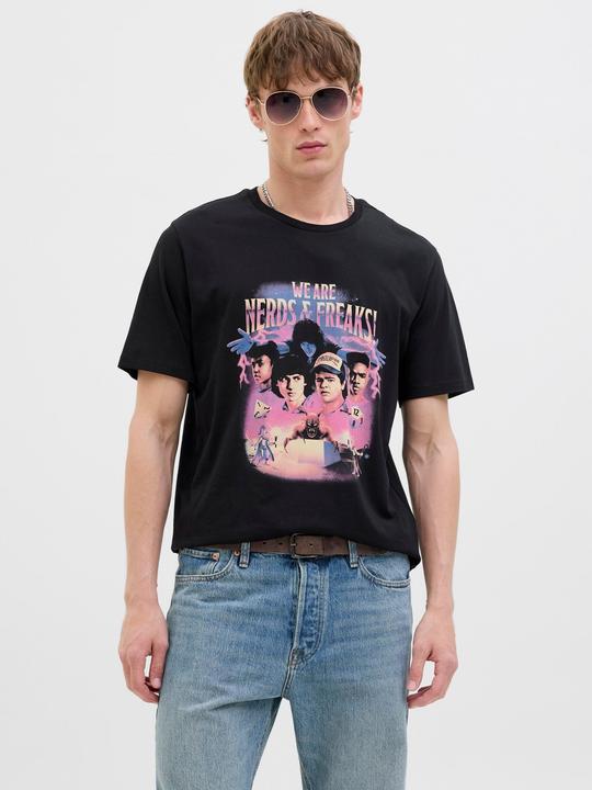 Produktbild Jack & Jones Gedruckt Rundhalsausschnitt T-shirt T-shirt (M)