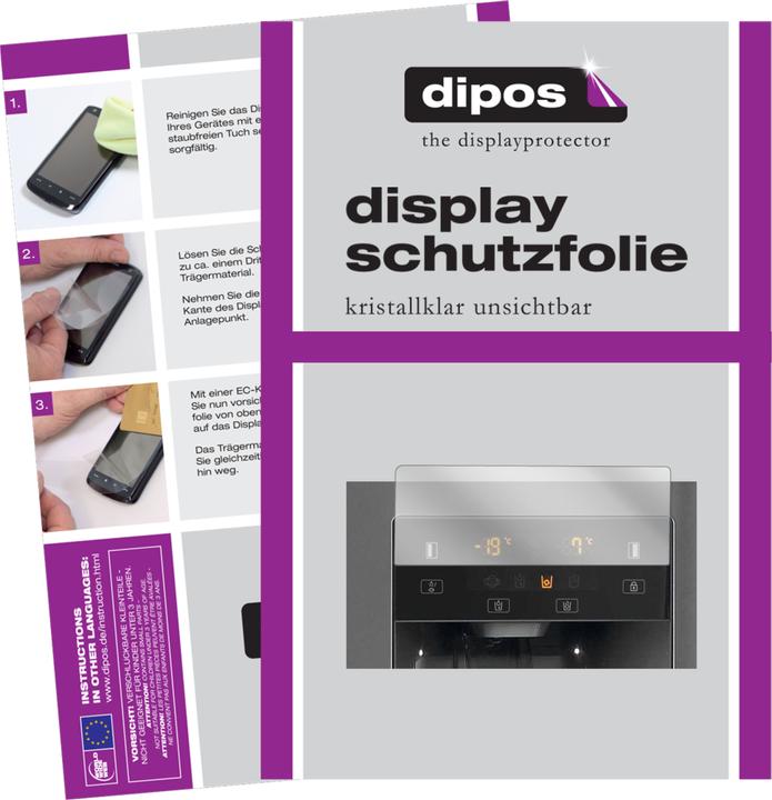 Actual product image Dipos Screen Protector Crystalclear (2 Piece, NRS 9182 CXB)