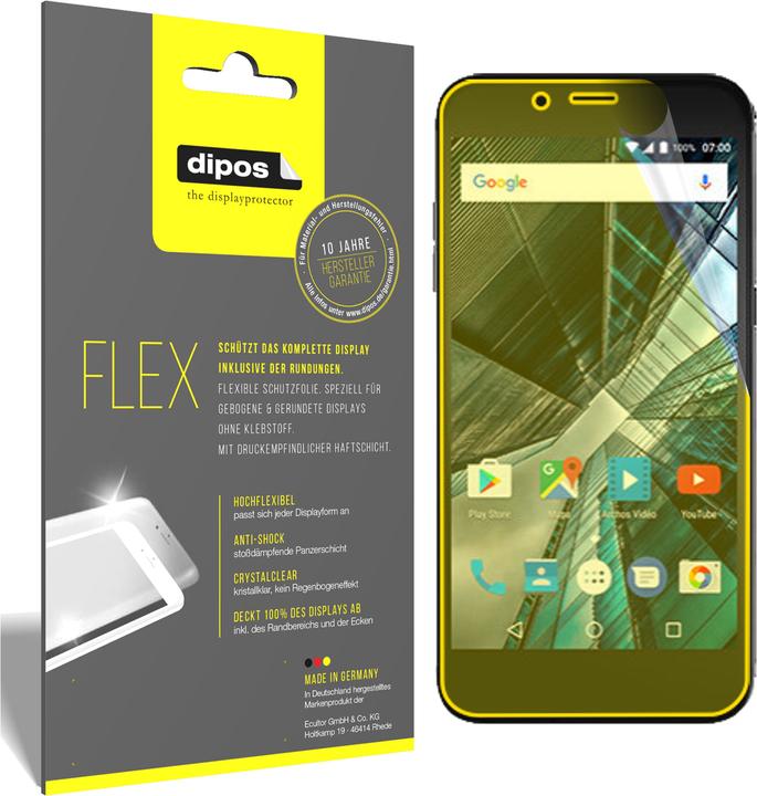 Actual product image Dipos Screen Protector Full-Cover 3D (3 Piece, Archos Sense 50DC)