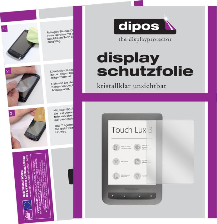 Actual product image Dipos Screen Protector Crystalclear (2 Piece, Touch Lux 3)