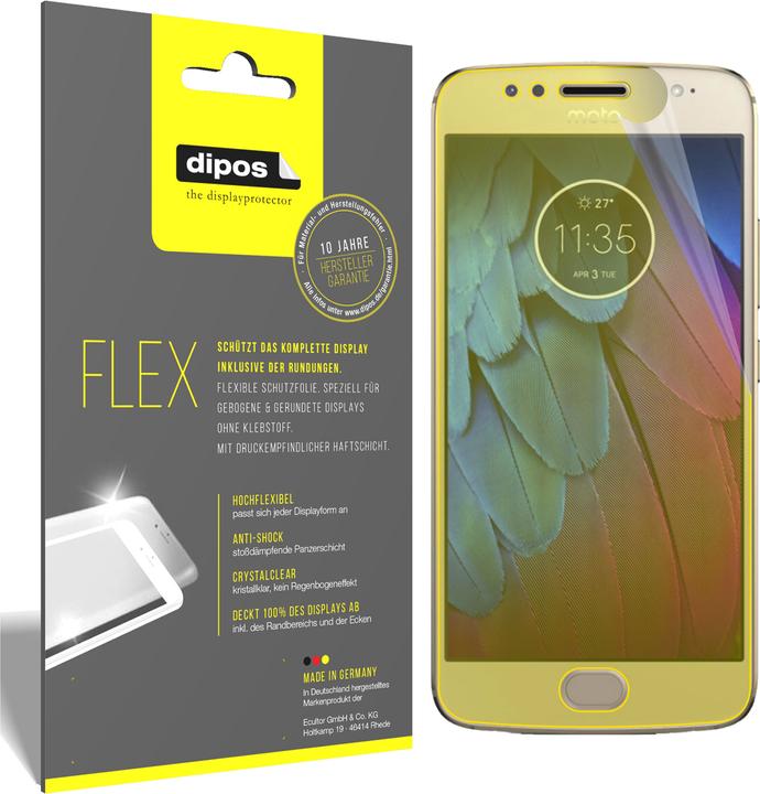 Image du produit Dipos Film de Protection d’écran Full-Cover 3D (3 pièce(s), Motorola Moto G5S)