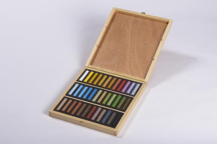 Produktbild BlockX Holzbox 36 Pastelle (36 x)