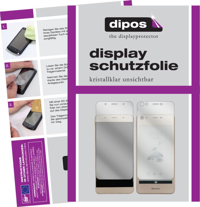 Image du produit Dipos Film de Protection d’écran Crystalclear (2 pièce(s), Hisense A2)
