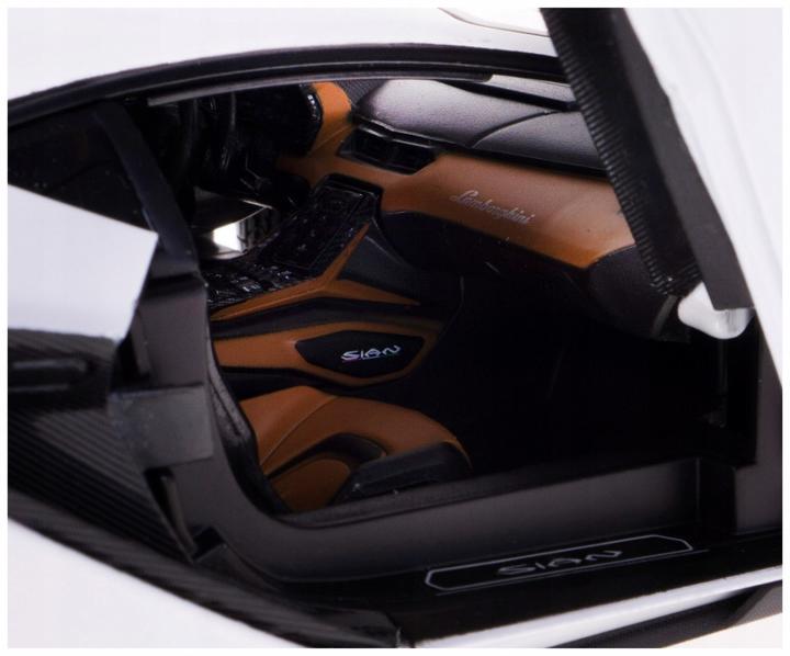 Actual product image Bburago Lamborghini Sian FKP 37 1/18 white / black