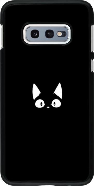 Actual product image PhoneLook Cover Funny cat on black (Samsung Galaxy S10e)