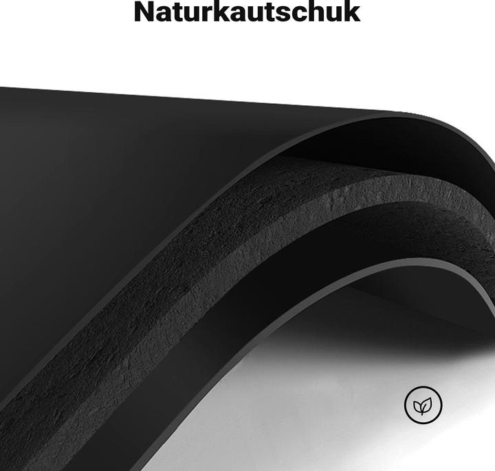 Wiltec Türschwellenrampe Gummi 900x250x45mm kürzbar Rollstuhlrampe Rampe