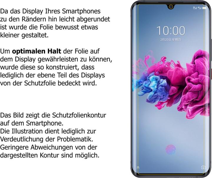 Actual product image Dipos Screen Protector Anti-Shock (1 Piece, ZTE Axon 11)