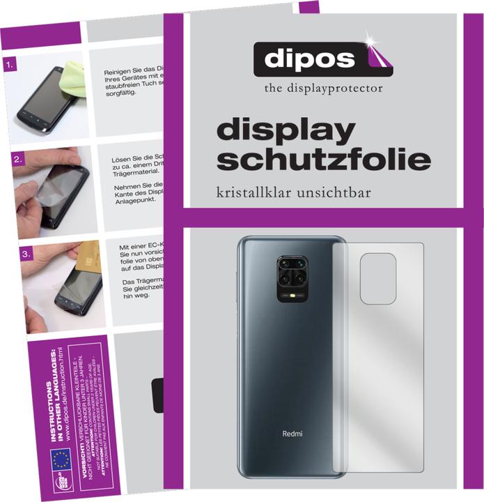 Actual product image Dipos Screen Protector Crystalclear (2 Piece, Xiaomi Redmi Note 9S)