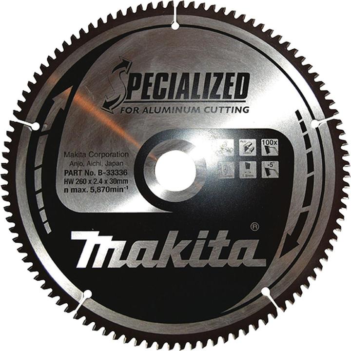 Makita SPECIALIZED Saw Blade 260x30x100Z (B-33336)